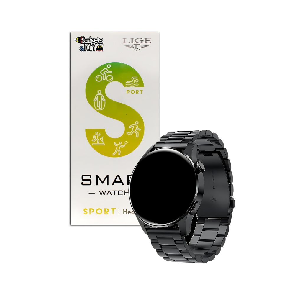 Smartwatch Gadgets&Fun Sphere AMOLED con Correa de Acero Inoxidable