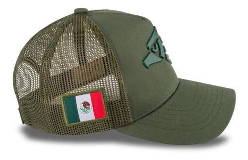 Gorra Táctica Militar Águila Hecho En México Beisbol Verde