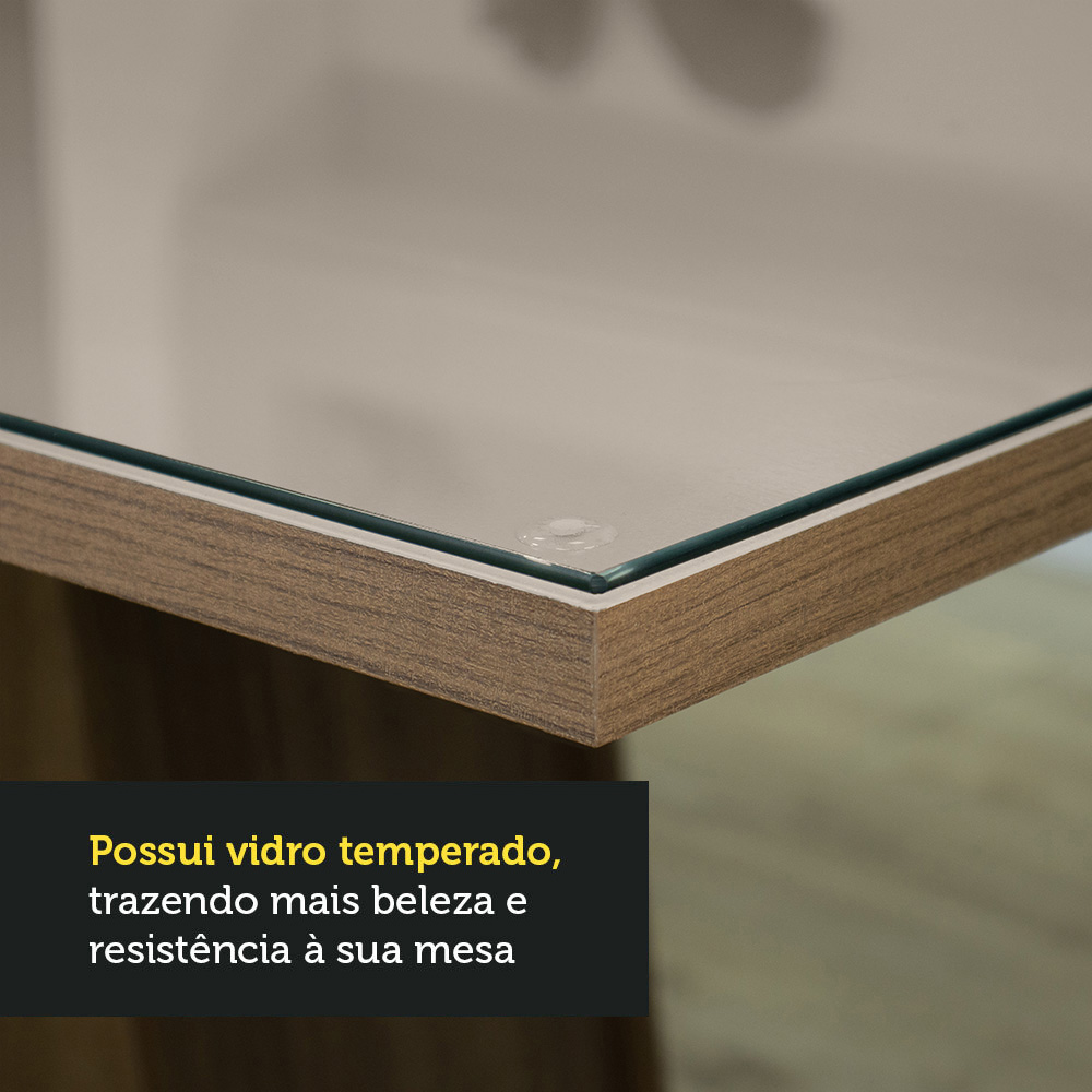 Juego de Comedor con Mesa y 4 Sillas Madesa Greta CMB