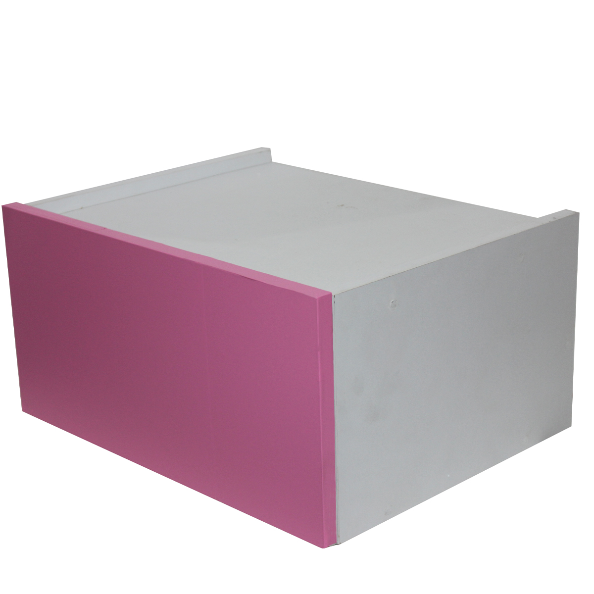 Mesa De Noche Buro Luz Led Recámara envio Ensamblado Rosa