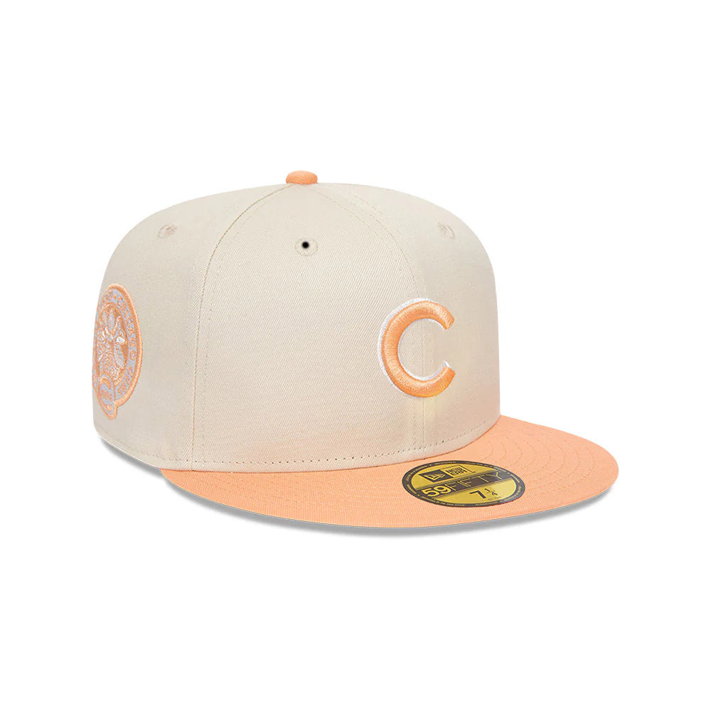 Gorra New Era White Crown 59fifty Chicago Cubs talla: 7 1/8