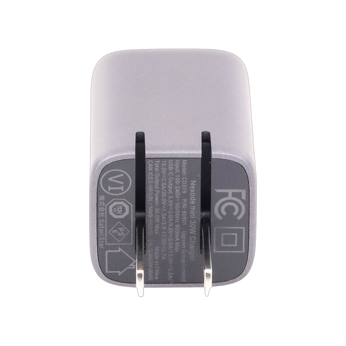 Mini Cargador 30w Ugreen Carga Rápida Usb C Gan Compatible C