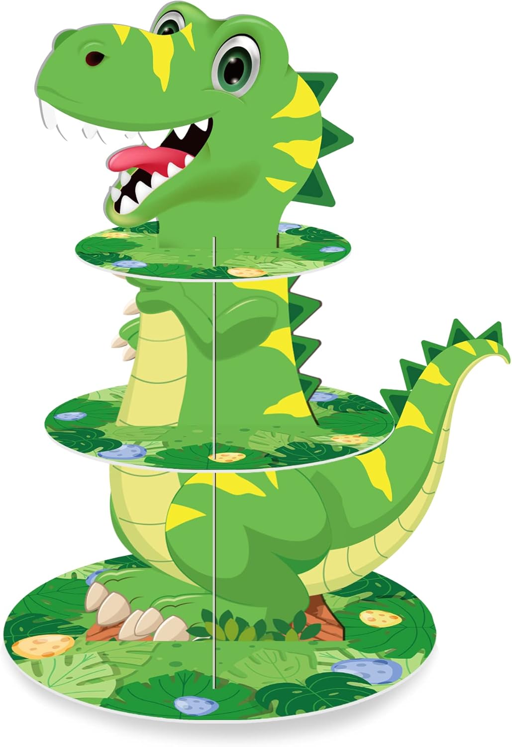 Soporte Base Dinosaurio Para Candy Bar Mesa De Dulces