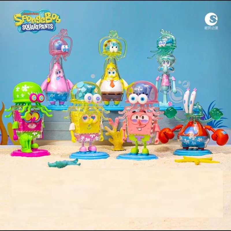 Figura Colección Mystery Bob Esponja SquarePants Serie Medusa Oficial Importado