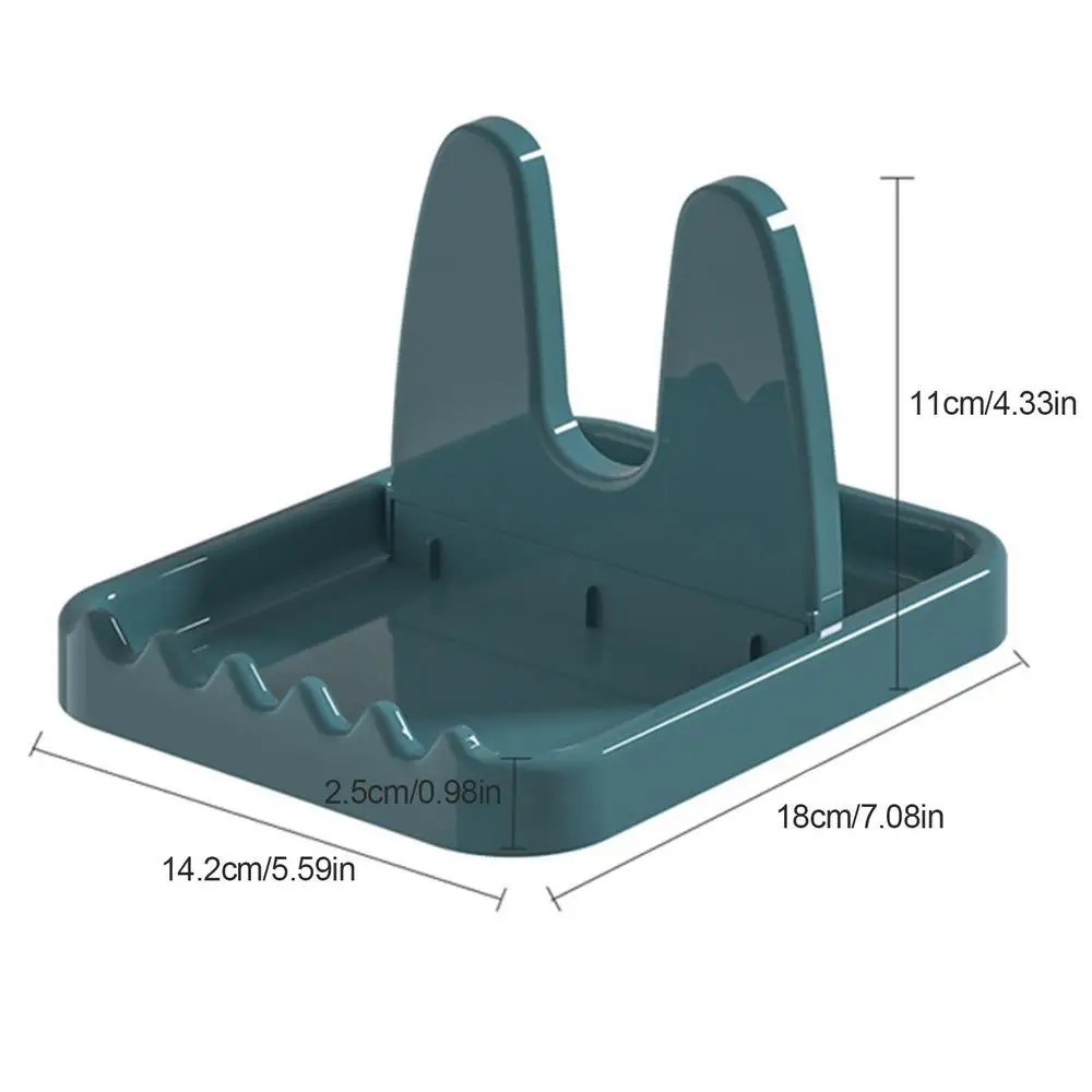 Soporte Tapas Plegable Organizador Tapa Sartén Olla Cucharones ROSA