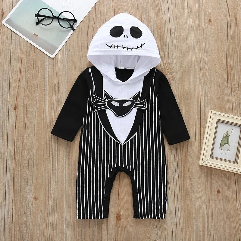 Mameluco Pijama Halloween Jack Traje Before Christmas Kawaii Disfraz