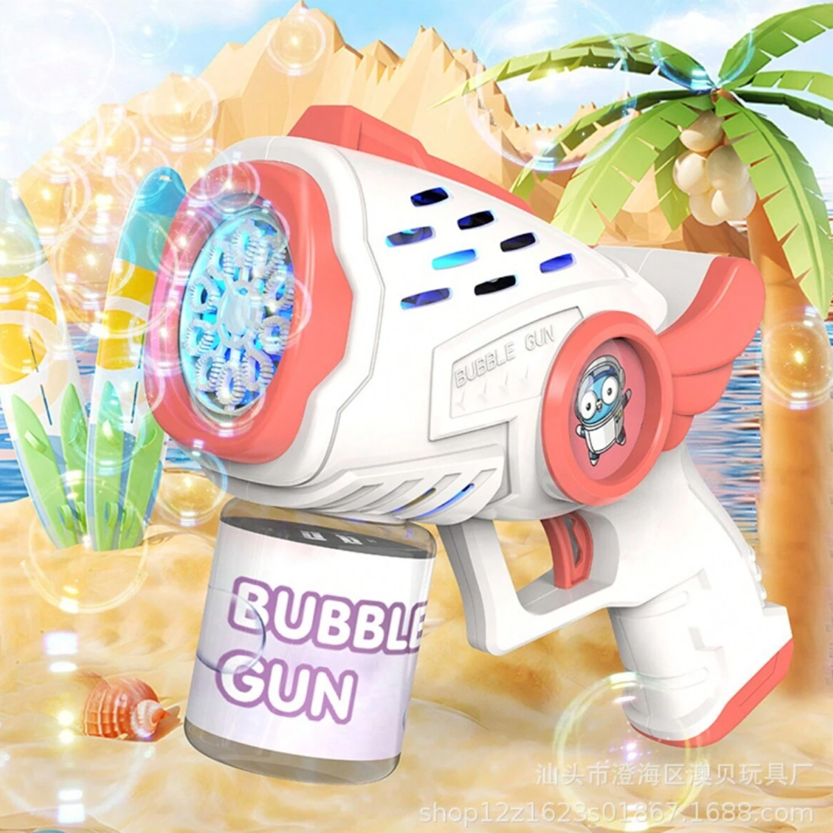 Pistola De Bubujas Para Niños Burbujas Juguetes Electrica multicolor