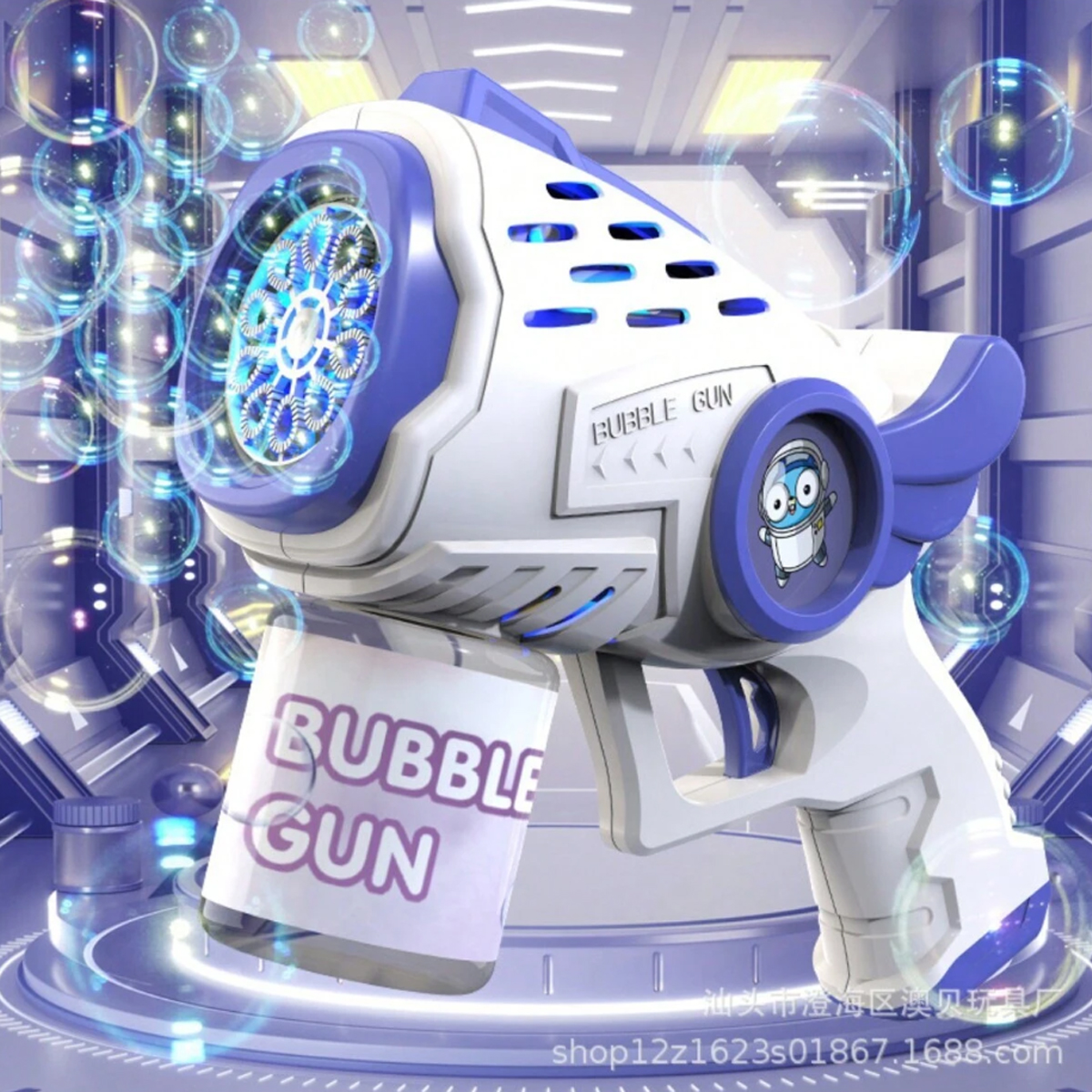 Pistola De Bubujas Para Niños Burbujas Juguetes Electrica multicolor