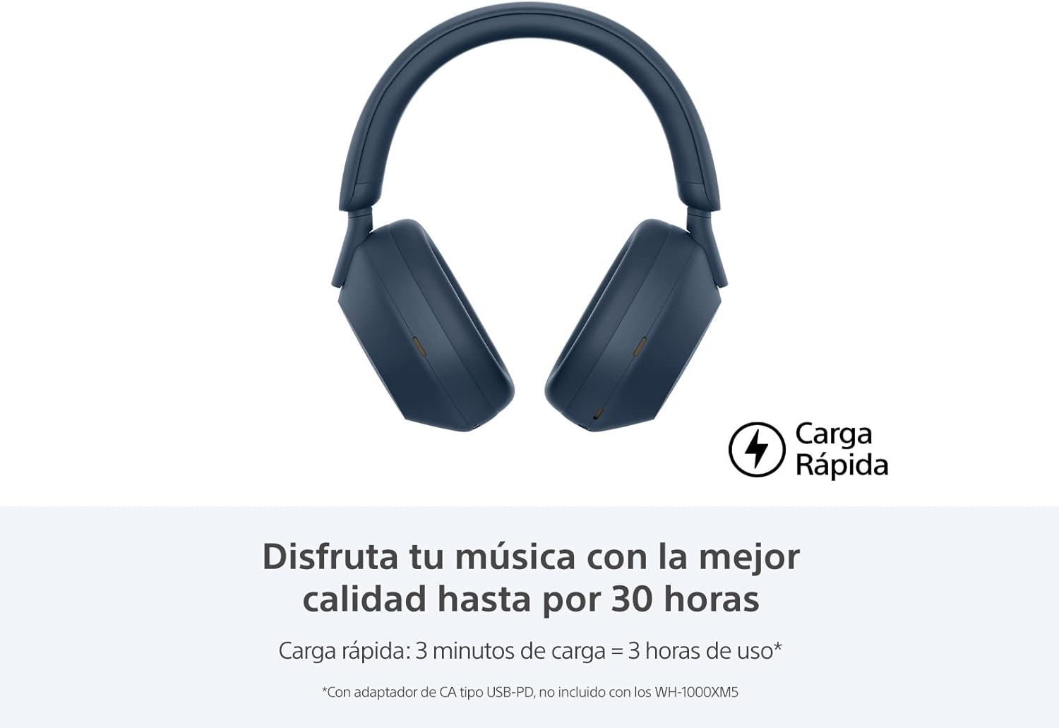 Sony Audifonos Inalambricos Azul Wh 1000xm5 - Game Center
