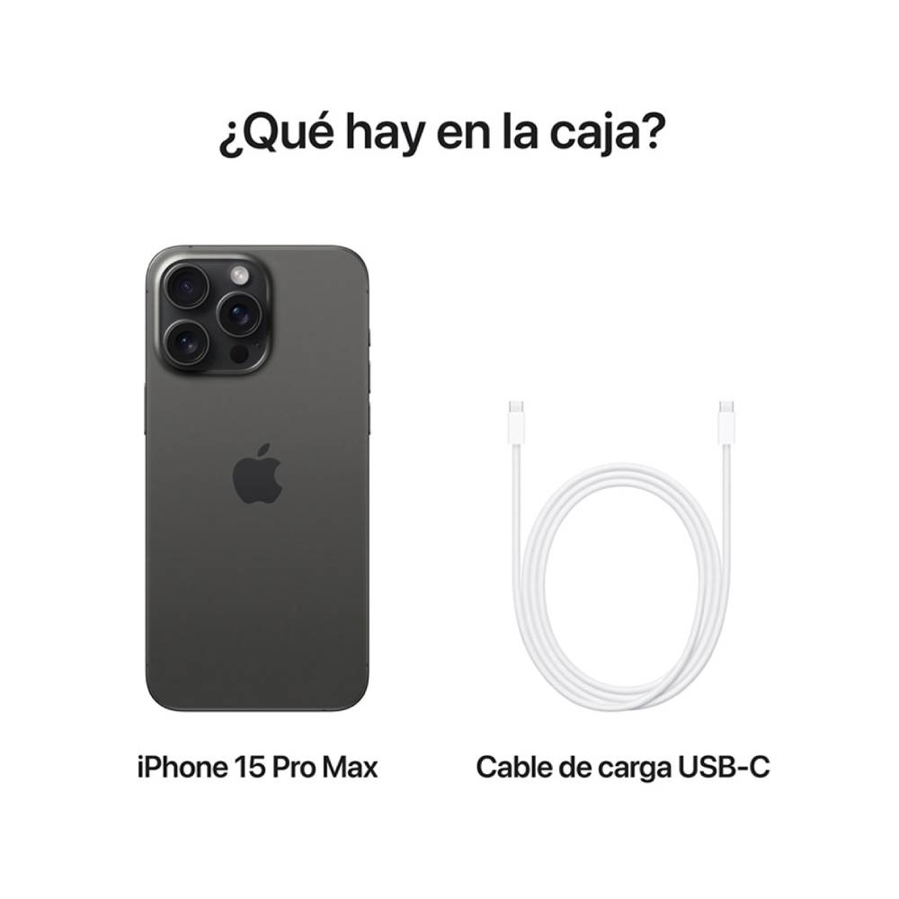 Apple iPhone 15 Pro Max 8/256 GB Negro Titatium 5G (Dual SIM)