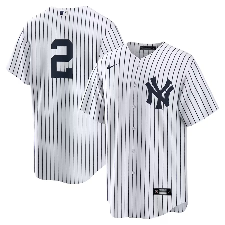 Jersey Original Nike Beisbol MLB Yankees Nueva York Jeter #2 T770-NKWH