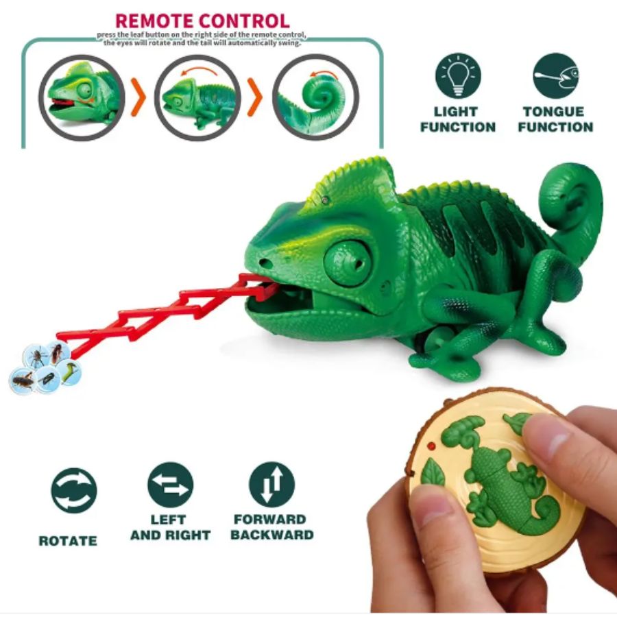 Camaleon a control remoto juguete