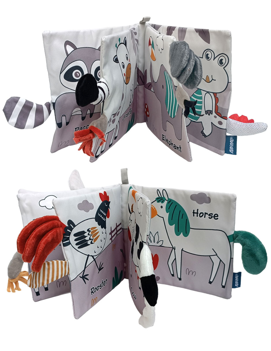 Set de 2 Libros Texturas Interactivos Estimulación para bebe