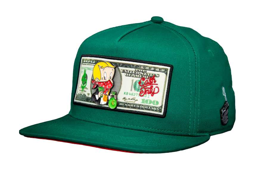 Gorra Cash Only RICHI DOLLAR IN GREEN SNAPBACK