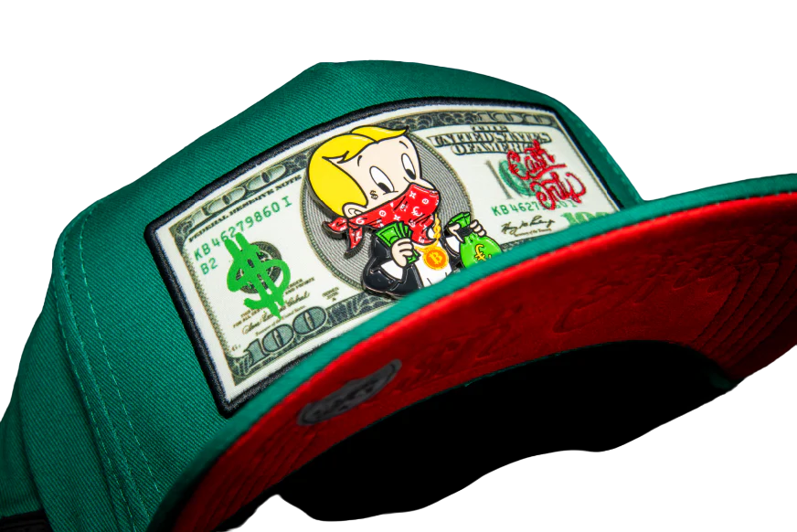 Gorra Cash Only RICHI DOLLAR IN GREEN SNAPBACK