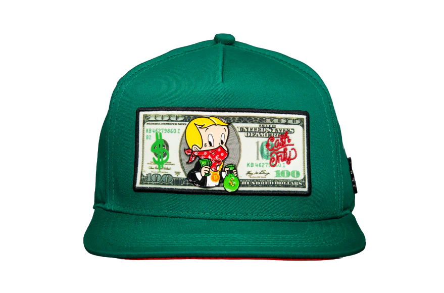 Gorra Cash Only RICHI DOLLAR IN GREEN SNAPBACK