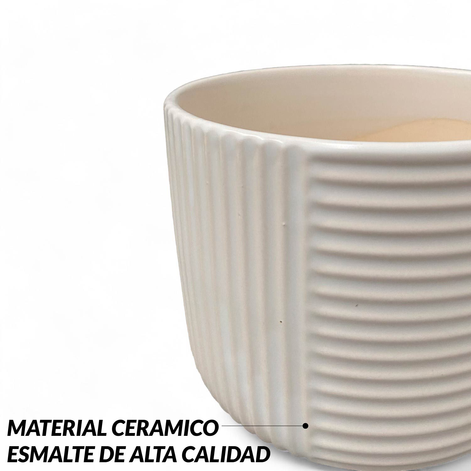Ilios Innova | Kit de Macetas Decorativas Pequeñas Gris- Elegancia y Calidad
