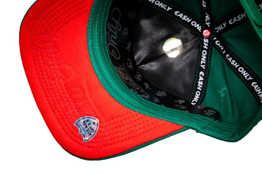 Gorra Cash Only RICHI DOLLAR IN GREEN SNAPBACK