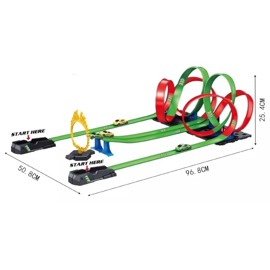 Pista De Juguete Super Mario Kart Bros 3d Land 97cm 