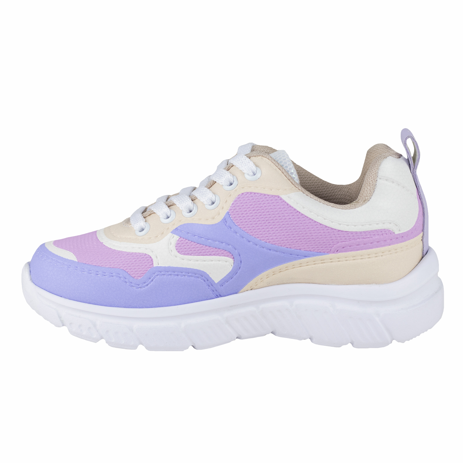 Tenis Niña Urbanos Suela Gruesa Coqueta 132702-u Lila 18-21