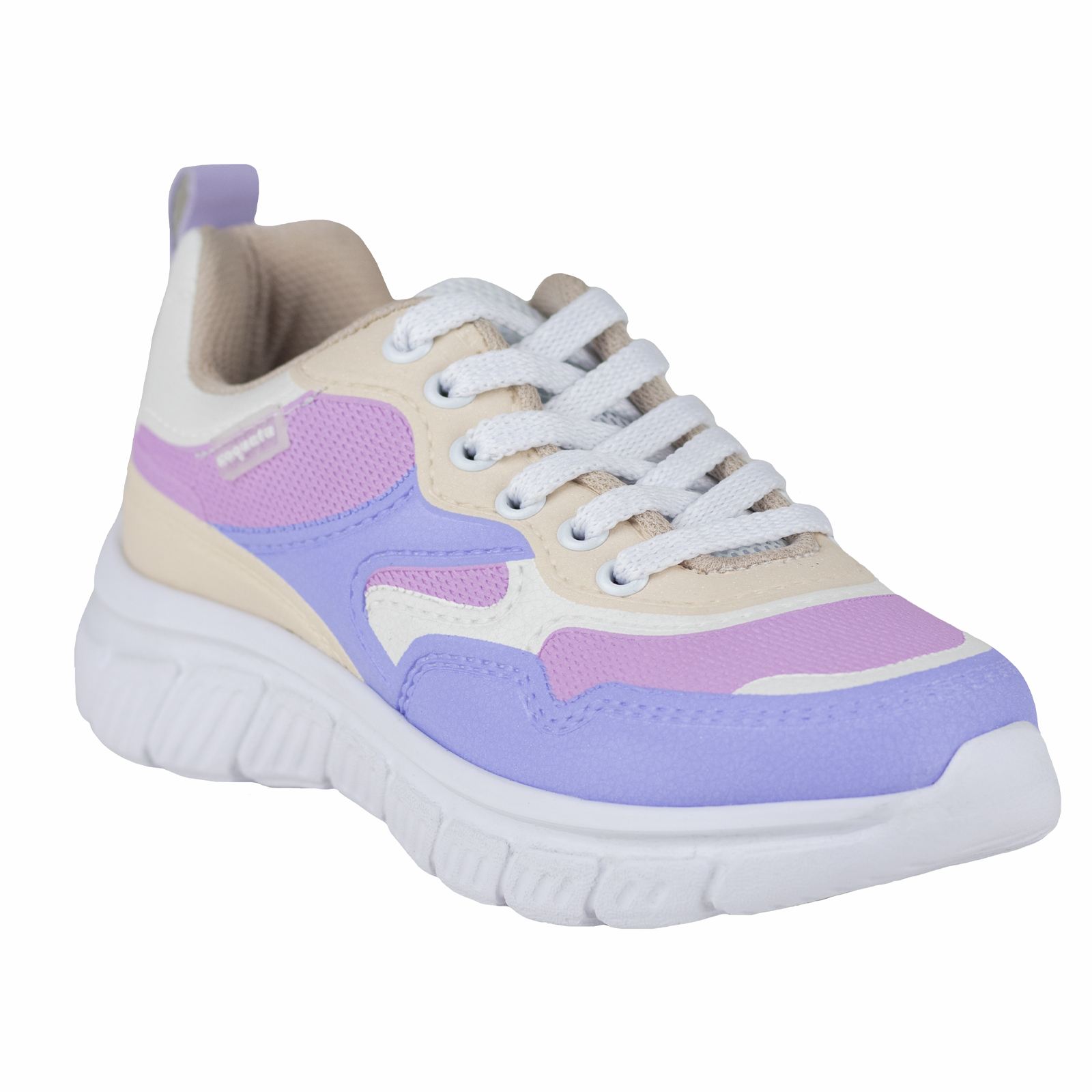 Tenis Niña Urbanos Suela Gruesa Coqueta 132702-u Lila 18-21