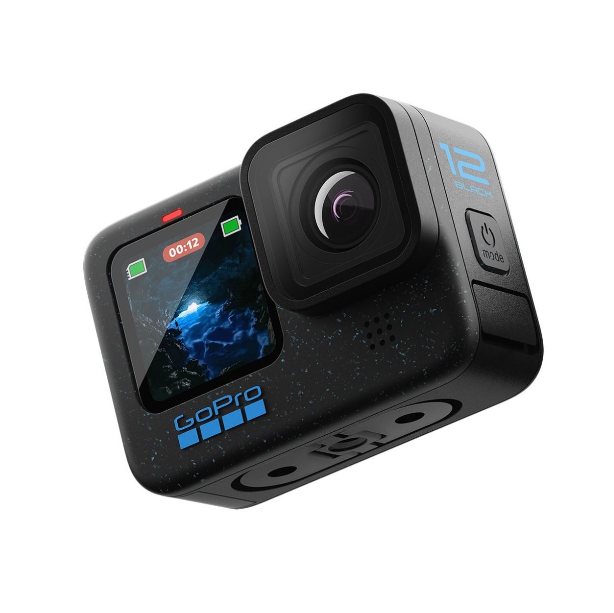 Cámara GoPro Hero 12 Negra PAQUETE ESPECIAL DE VACACIONES MODELO: CHDRB121TH