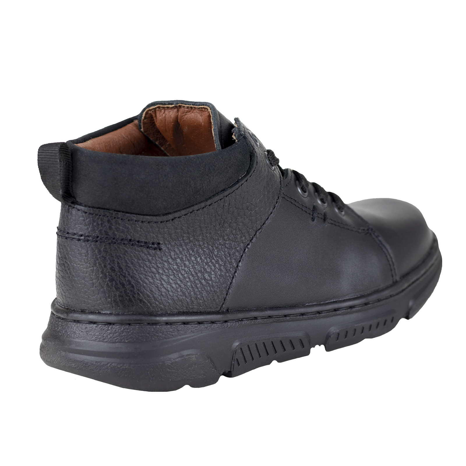 Bota Dogi Para Niño Comoda E6326 Italiana Negro Piel 18-21.5