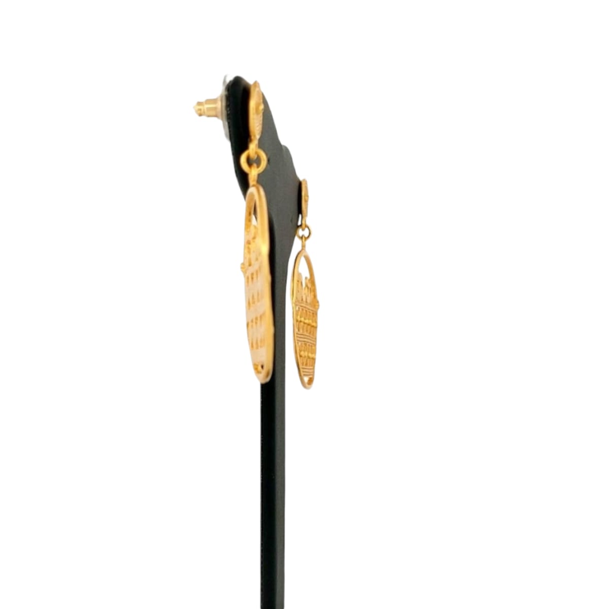 Aretes Medallón Sinú Oro Precolombino Joyería M De León 