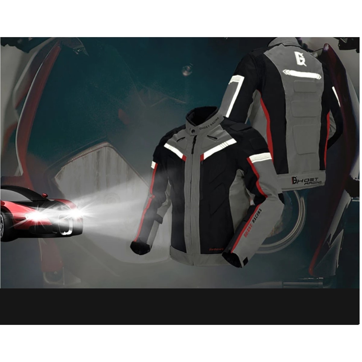 Chamarra Chaqueta moto impermeable motocicleta protección armadura contra agua aire reflejante bici