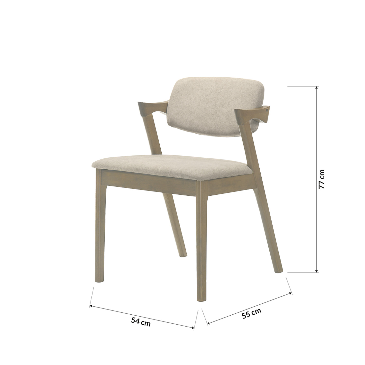 Comedor Elegante de Madera 6 Sillas Bossa Polly