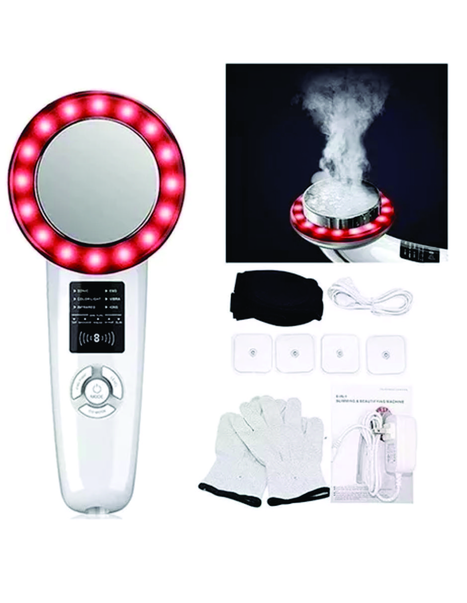 Galvanica 8 En 1 Ultrasonico Fotones Ems Teens Cavitador