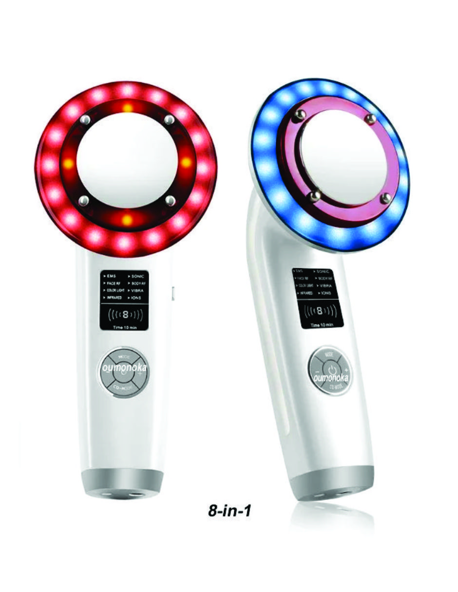 Galvanica 8 En 1 Ultrasonico Fotones Ems Teens Cavitador