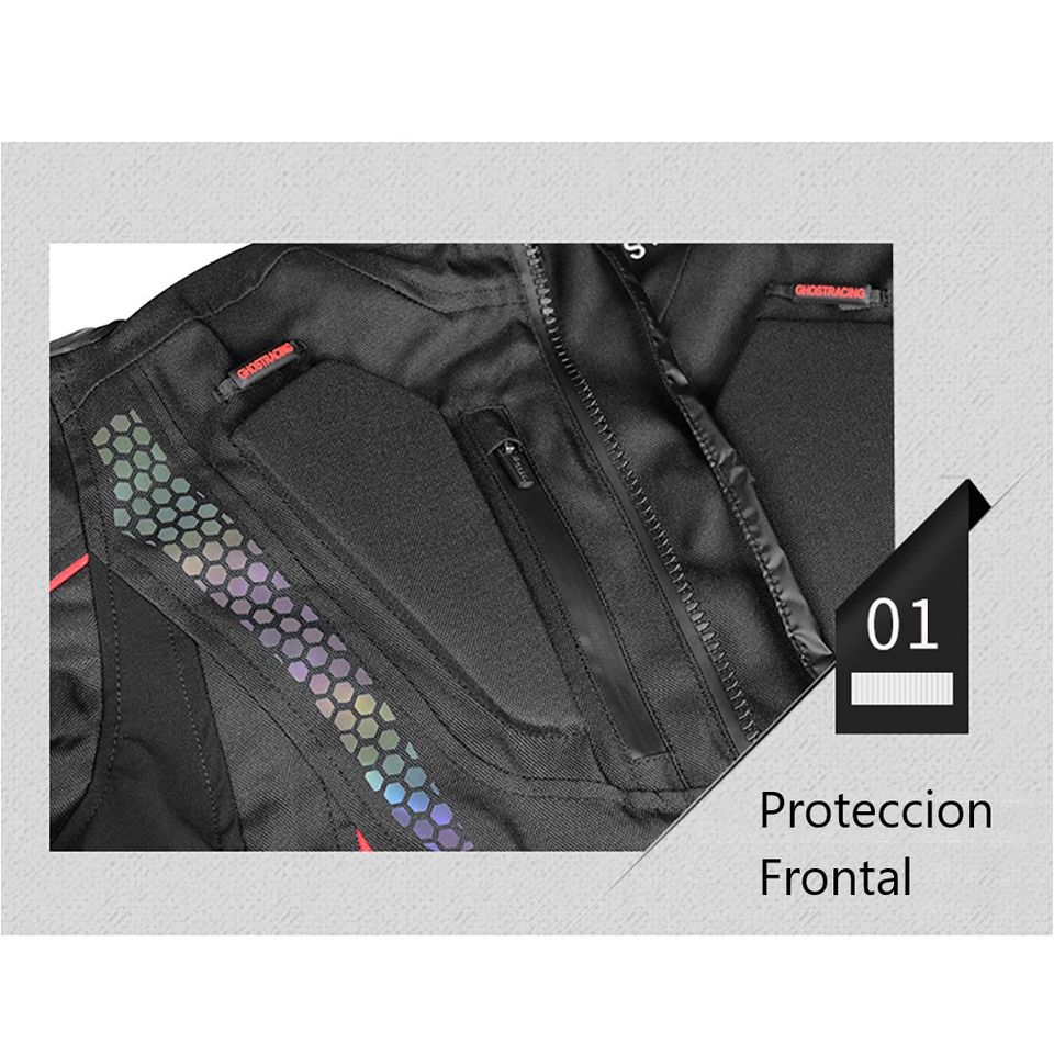 Chamarra Chaqueta pantalón moto hombre cazadora motocicleta protección armadura contra agua aire