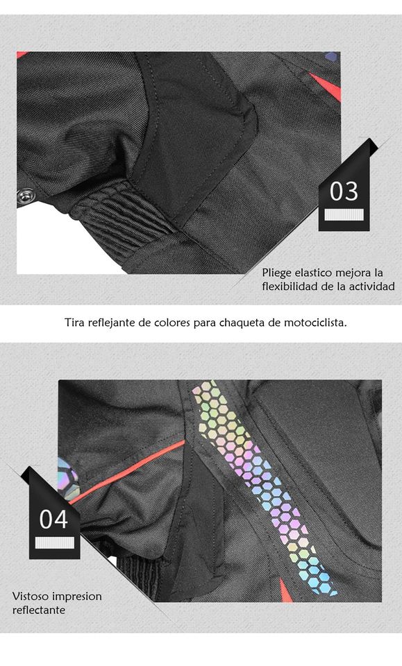 Chamarra Chaqueta pantalón moto hombre cazadora motocicleta protección armadura contra agua aire