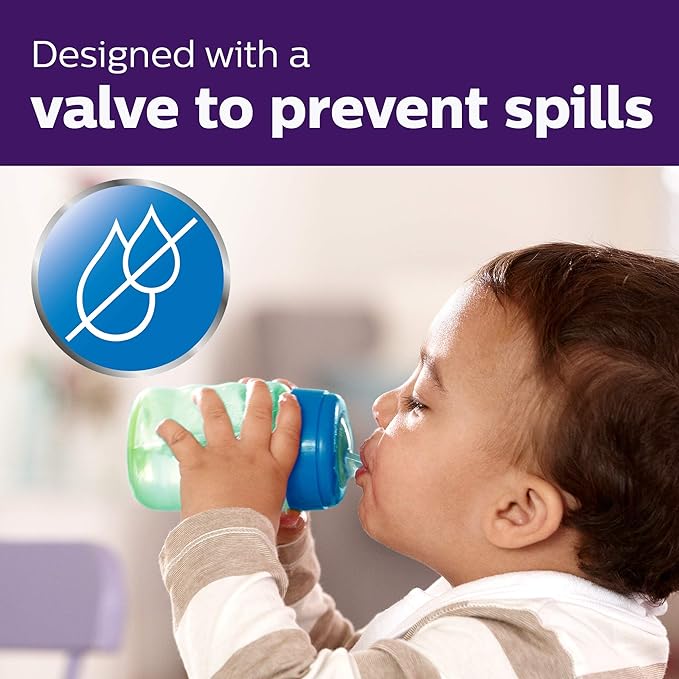 A Philips Avent Vaso Entrenador- My Easy Sippy - Taza para niños, 266,16 ml (9 oz)