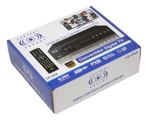 Decodificador De Tv Digital Análoga Con Salida Hdmi negro
