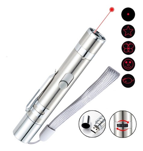 Puntero Apuntador Laser Lampara Luz Uv 3 En 1 20km Carga Usb