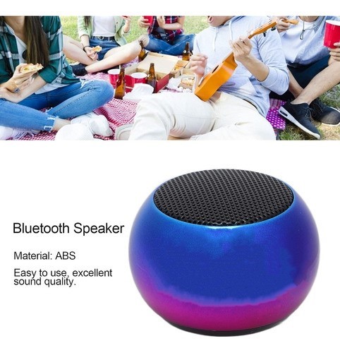 Mini Altavoz Portátil Inalámbrico Bajo Tws Bluetooth Altavoz AZUL