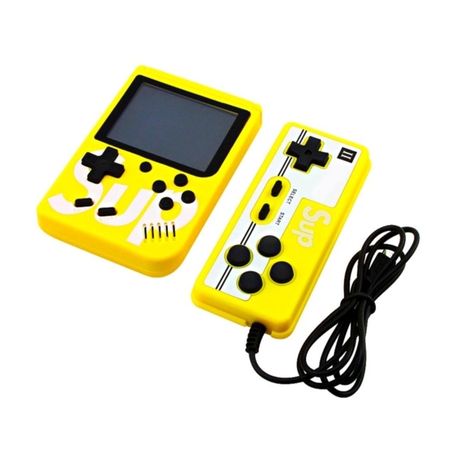 Consola retro Sup 400 juegos + un control Amarillo