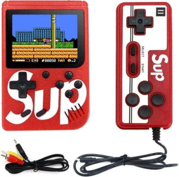 Consola Retro Sup 400 juegos + un control Rojo