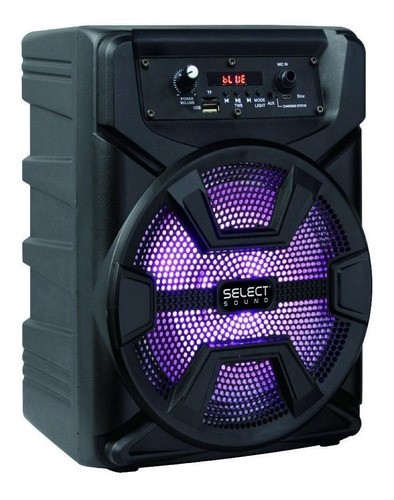 Bocina Amplificador 8 Select Sound Hero Tws Bluetooth 2500w Color Negro