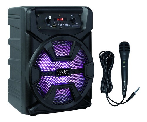 Bocina Amplificador 8 Select Sound Hero Tws Bluetooth 2500w Color Negro