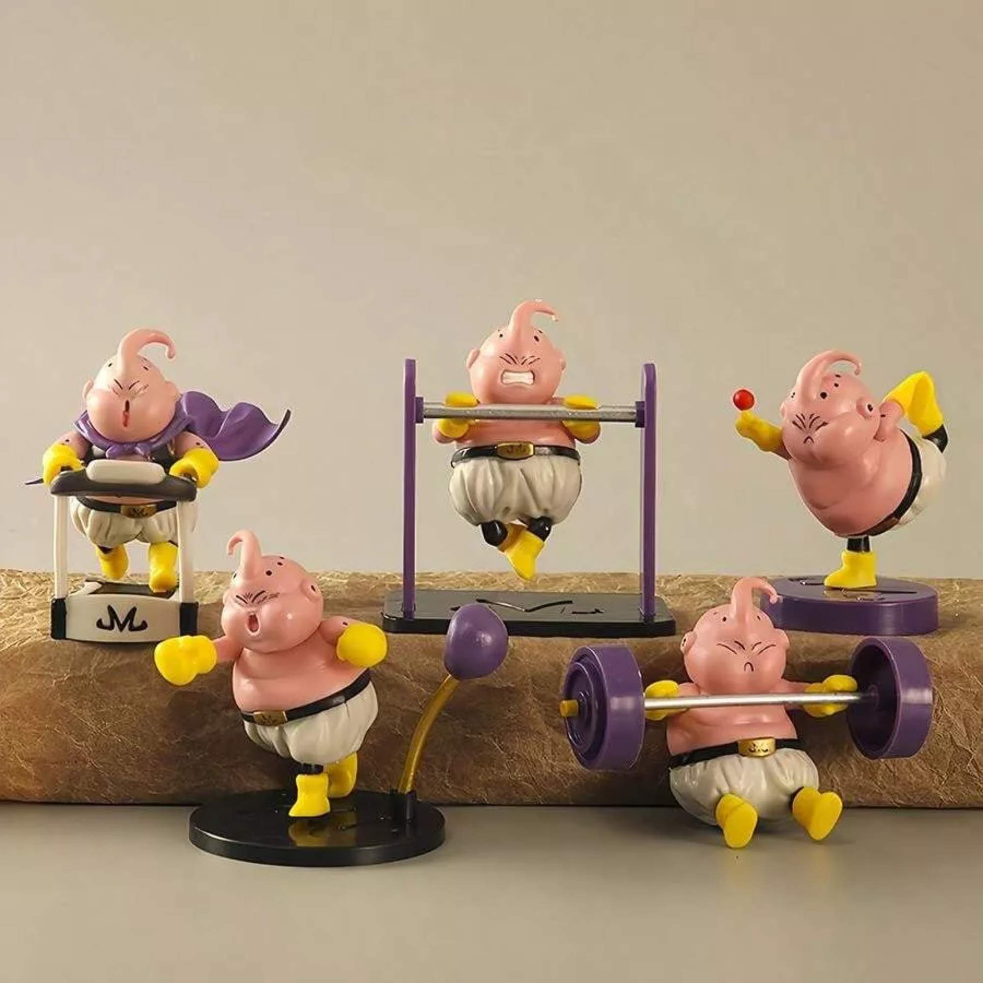 Set 5 Figuras Majin Buu Fitness Anime Dragon Ball Z Boo Juguete Coleccionable