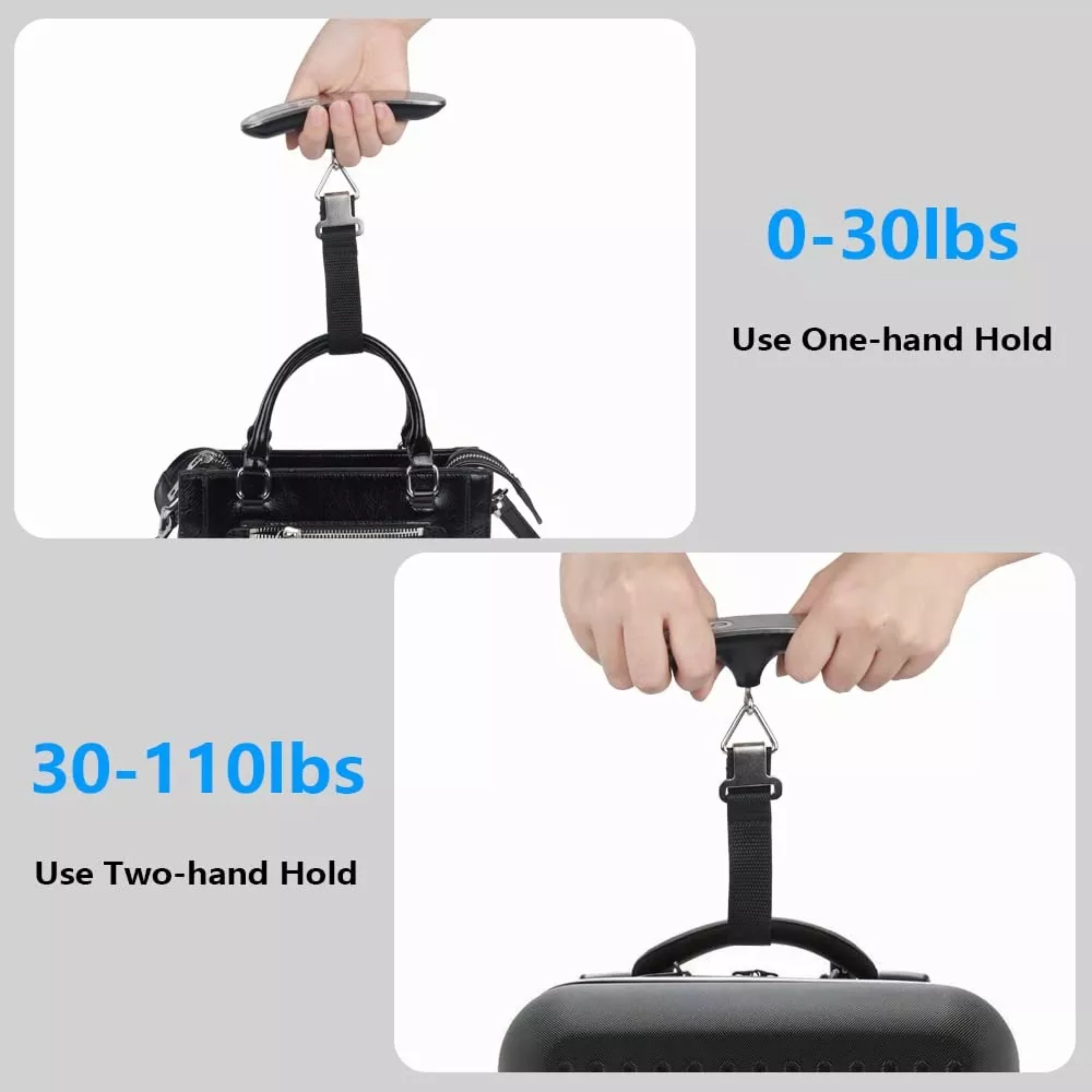 Bascula Digital Led Para Maleta Portatil 50 Kg Pesa Viaje