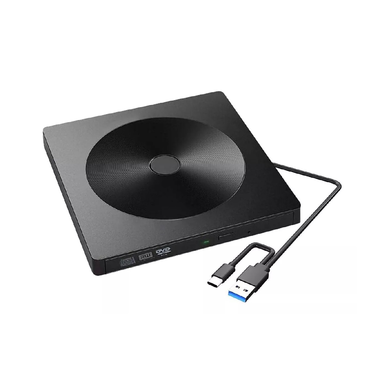 Grabadora Dvd, Lector De Cd Externo Usb 3.0+ Type C Quemador