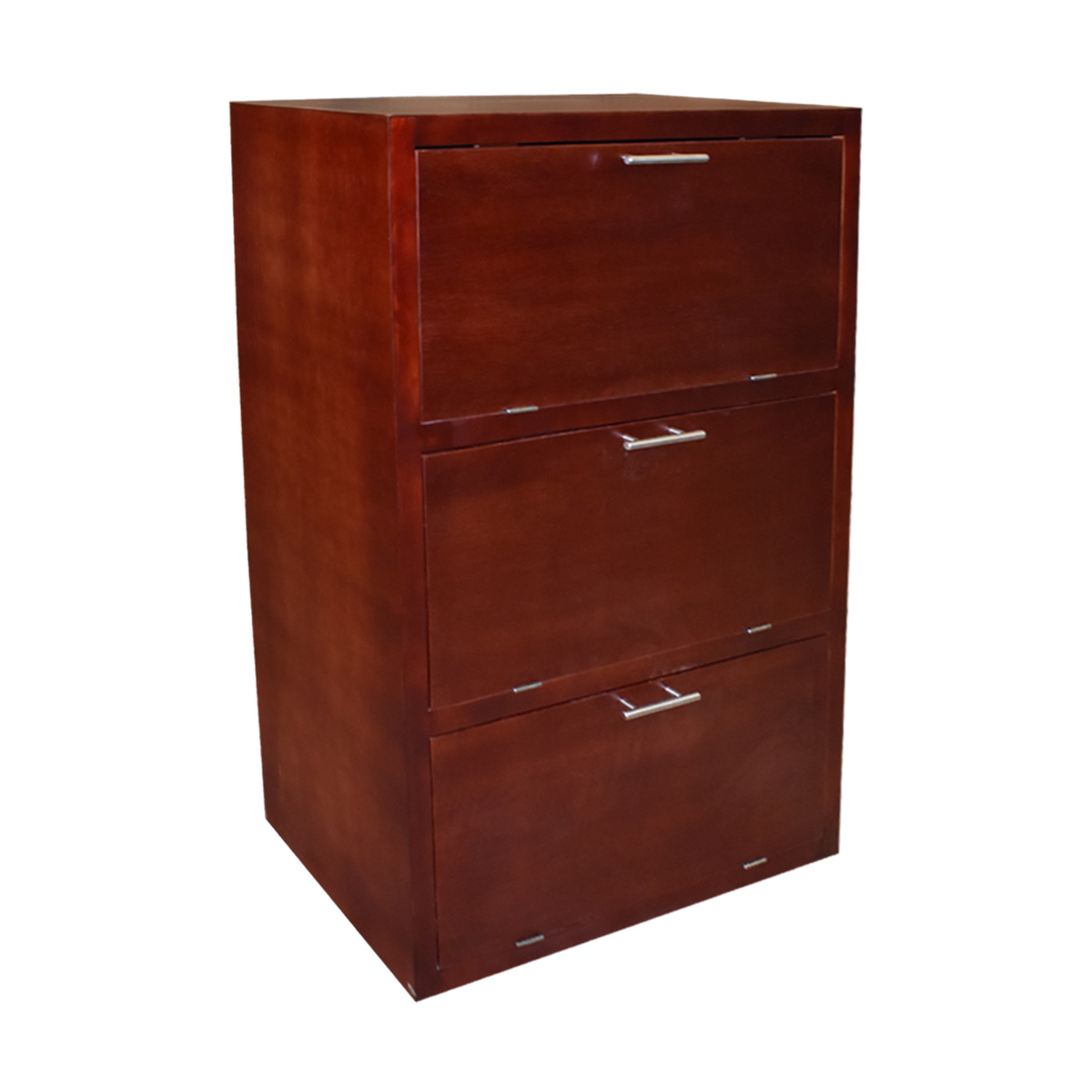 "Mueble Zapatero Moderno Minimalista Para 36 Pares O 24 Pares Caoba  "