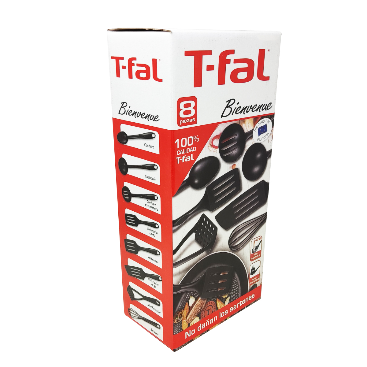 Juego De 8 Utensilios Con Caja Bienvenue T-fal 27439000M3