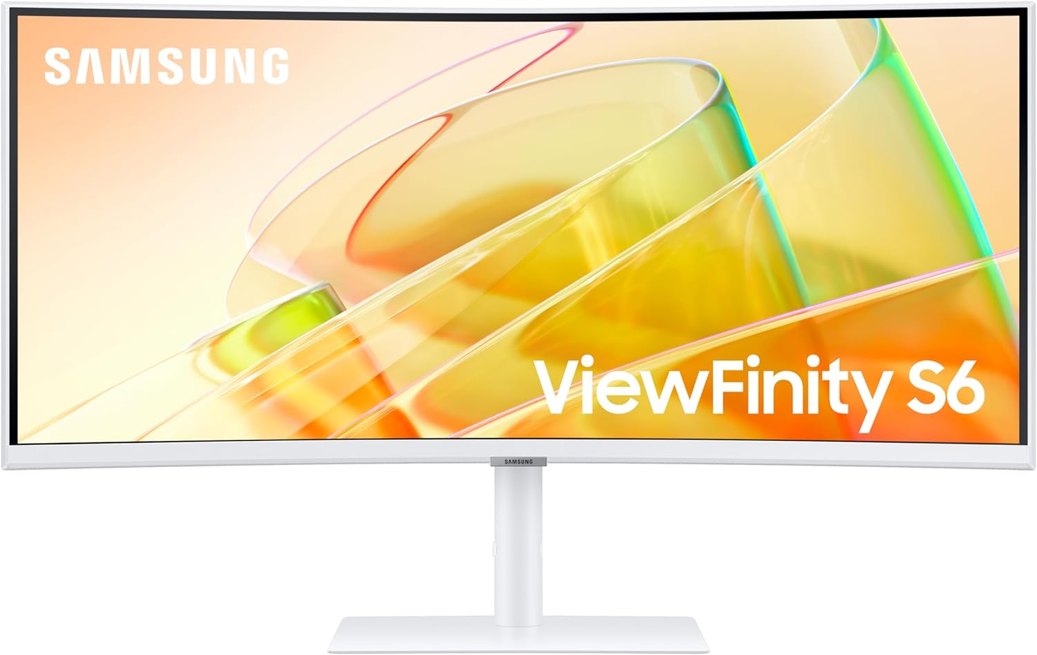 Samsung Monitor 34" Thunderbolt Curvo High Resolution White LS34C650TANXGO