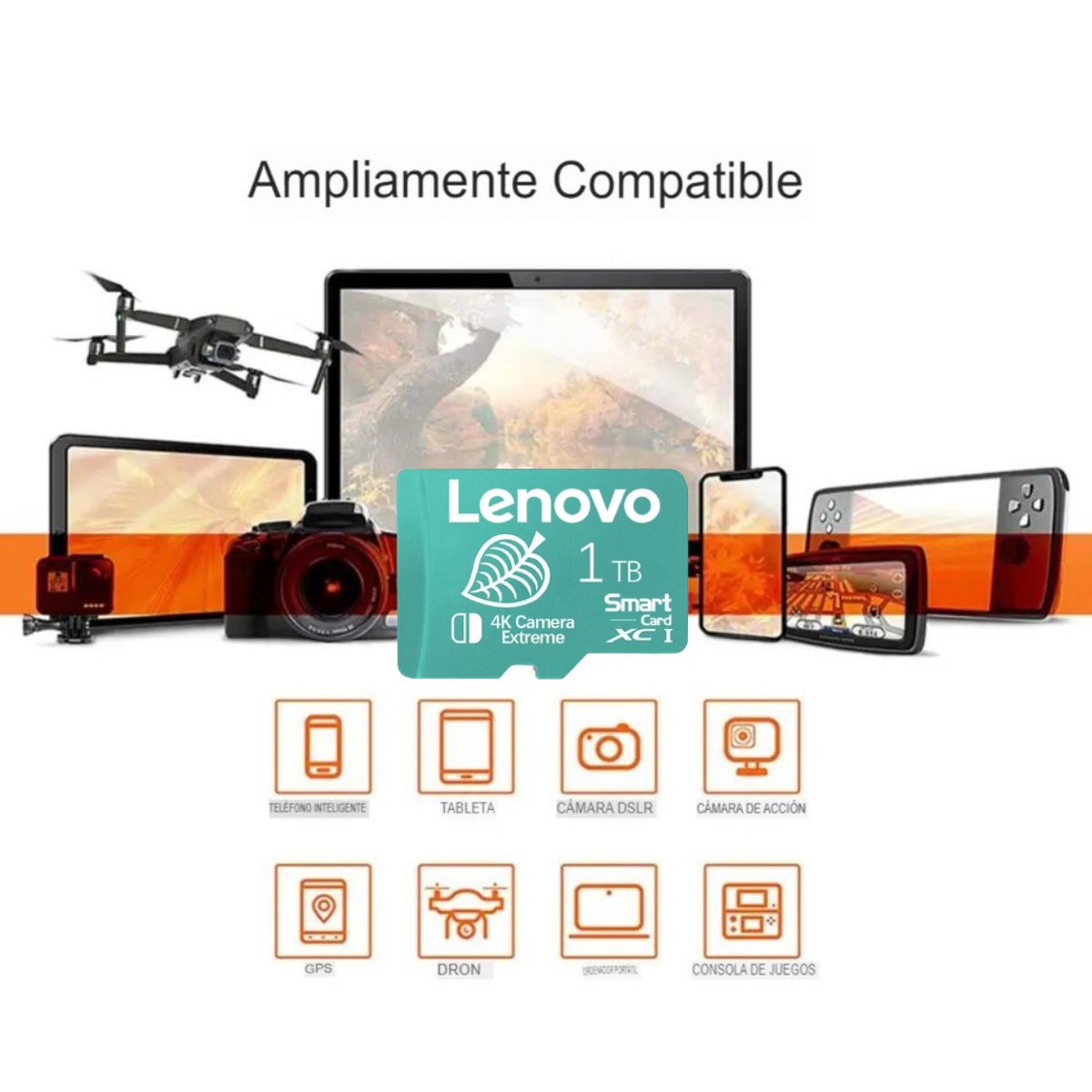 Lenovo tarjeta memoria Original  Micro TF SD alta velocidad 1TB usb gamer juego
