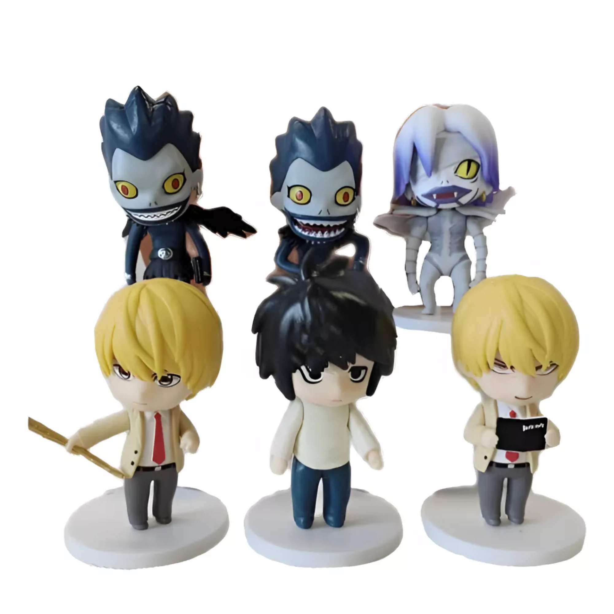 Set 6 Figuras Death Note 10cm Anime Muñecos Coleccion
